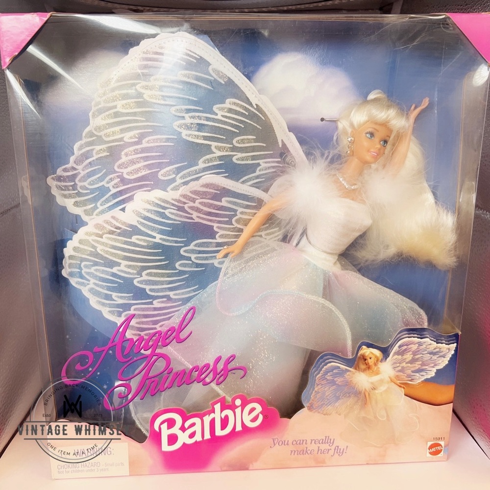 Vintage Angel Princess Barbie - 1996